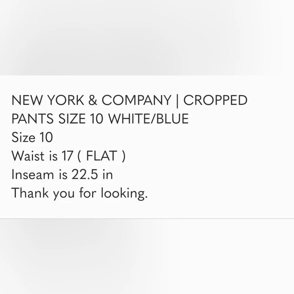 NY&Co Cropped Pants - Picture 8 of 8
